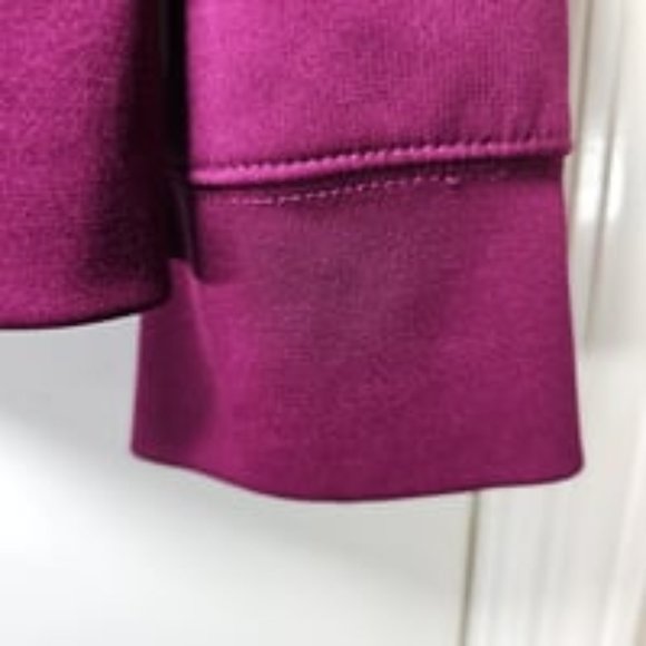 Fila Sport Plum Polyester Fleece Lined Hooded Jacket-Size: Large - Picture 3 of 5